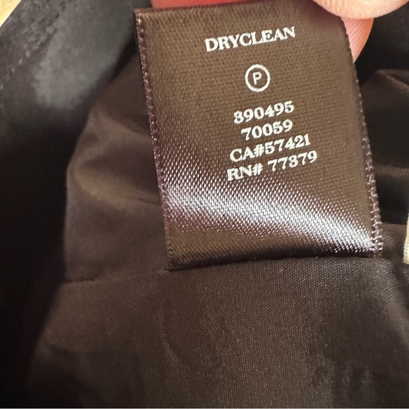 Ann Taylor Black Tweed Boucle Fringe Shift Sleeveless Dress- Size 00 Petite - Picture 5 of 11